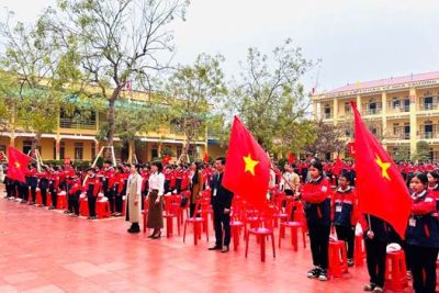 BẢN TIN TRUYỀN THÔNG  LỄ CHÀO CỜ TUẦN 19 – TRƯỜNG THCS TRỰC ĐẠI