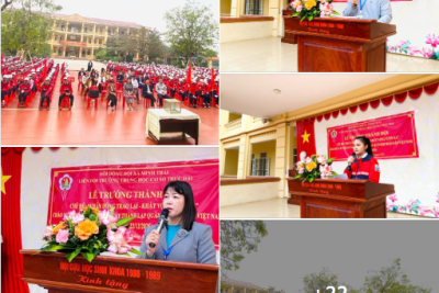 Liên đội Trường THCS Trực Đại đã long trọng tổ chức Lễ Trưởng thành Đội cho 216 học sinh khối 9